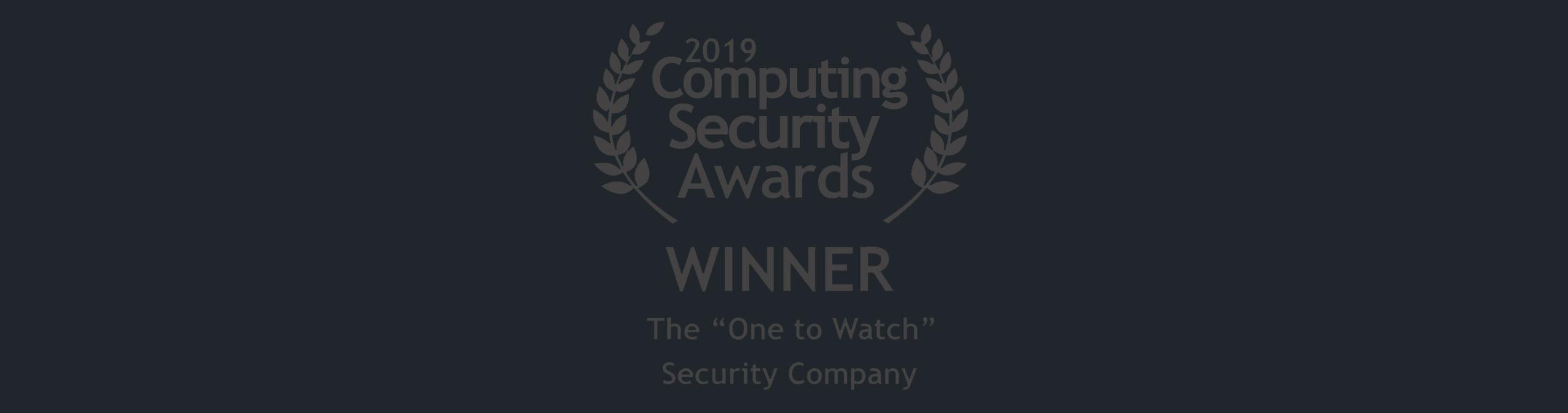 The One to Watch Security Winners Banner
