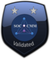 SOC CMM Validated Silver Badge