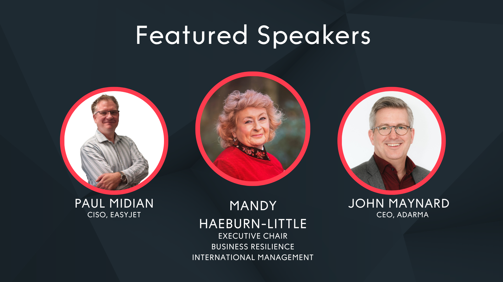 Featured Speakers